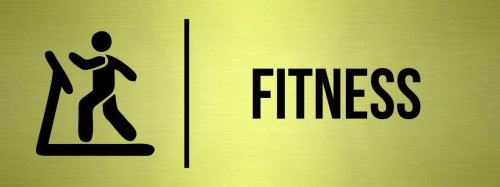 Przejdź do produktu TABLICZKA Na Drzwi FITNESS Znak na drzwi Oznaczenie Złota Aluminium Piktogram