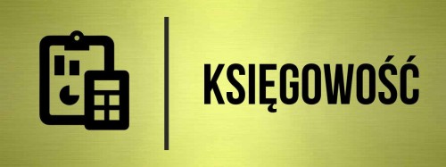 Przejdź do produktu TABLICZKA Na Drzwi KSIEGOWOŚĆ Znak na drzwi Oznaczenie Złota Aluminium Piktogram