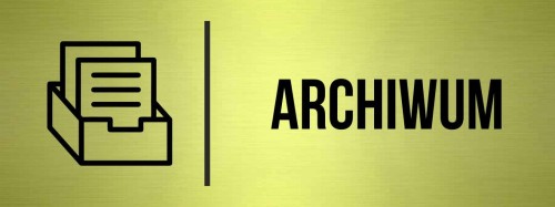 Przejdź do produktu TABLICZKA  ARCHIWUM Znak na drzwi Oznaczenie Złota Aluminium Piktogram