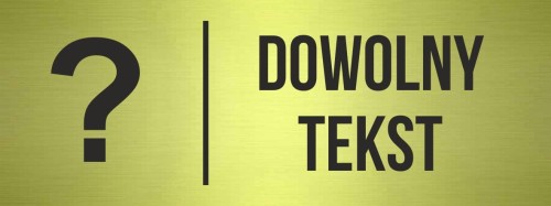 Przejdź do produktu TABLICZKA Na Drzwi DOWOLNY TEKST Znak na drzwi Oznaczenie Złota Aluminium