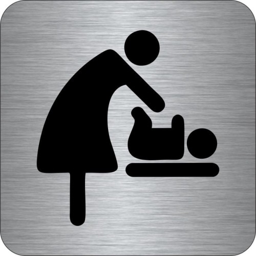 Przejdź do produktu TABLICZKA Na Drzwi Aluminium Pomieszczenie dla matki z dzieckiem oznaczenie na drzwi