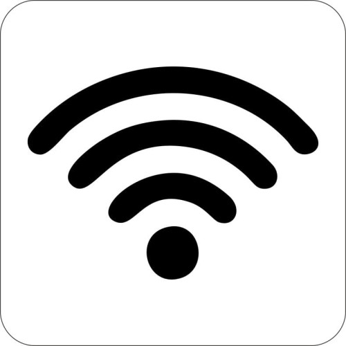Przejdź do produktu TABLICZKA Na Drzwi Aluminium Piktogram- Strefa Wi-Fi Biała Znak Oznaczenie