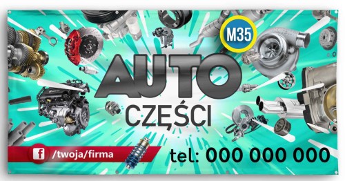 Przejdź do produktu Baner Reklamowy Auto Części 