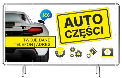 Przejdź do produktu Baner Reklamowy Auto Części Sprzedaż Części Samochodowych