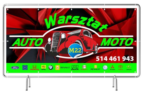 Przejdź do produktu Baner Reklamowy Auto Moto Warsztat