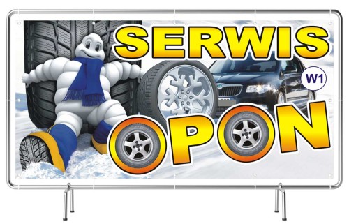 Przejdź do produktu Baner Reklamowy Serwis Opon Wulkanizacja Naprawa Opon 