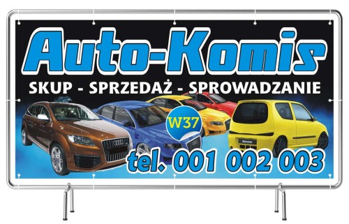 Przejdź do produktu Baner Reklamowy Auto Komis Skup Sprzedaż 