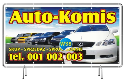 Przejdź do produktu Baner Reklamowy Auto Komis Skup Sprowadzanie Sprzedaż 