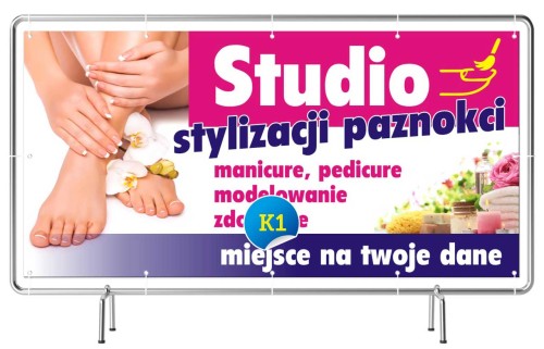 Przejdź do produktu Baner Reklamowy Studio Stylizacji Paznokci