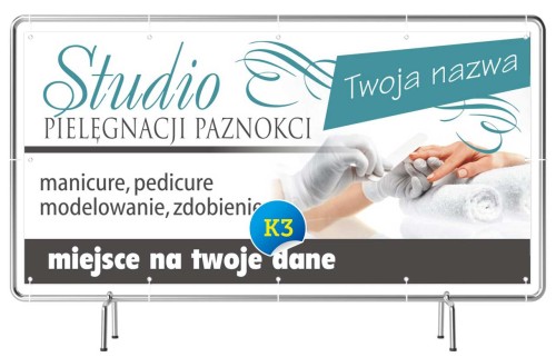 Przejdź do produktu Baner Reklamowy Studio Pielęgnacji Panokci