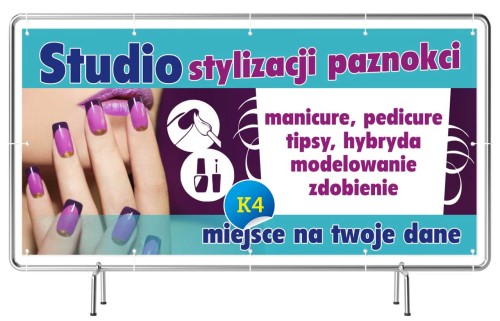 Przejdź do produktu Baner Reklamowy Studio Stylizacji Paznokci Kosmetyczka