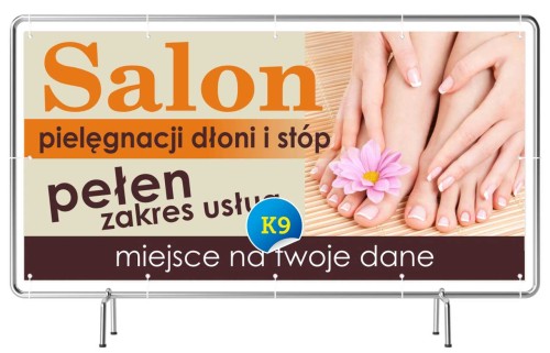 Przejdź do produktu Baner Reklamowy Salon Pielęgnacji Dłoni I Stóp
