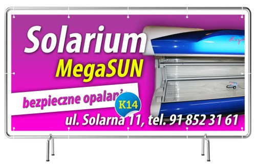 Przejdź do produktu Baner Reklamowy Solarium Megasun 