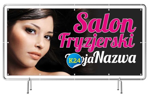 Przejdź do produktu Baner Reklamowy Salon Fryzjerski Fryzjer Damski