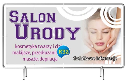 Przejdź do produktu Baner Reklamowy Salon Urody Kosmetyka 