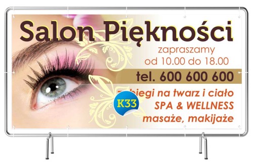 Przejdź do produktu Baner Reklamowy Salon Piękności