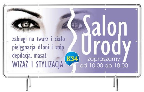 Przejdź do produktu Baner Reklamowy Salon Urody wisaż stylizacja