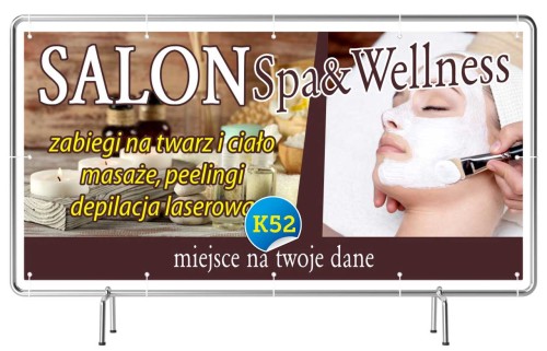 Przejdź do produktu Baner Reklamowy Salon SPA & Wellness Masaże 