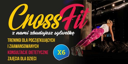 Przejdź do produktu Baner Reklamowy Crossfit 