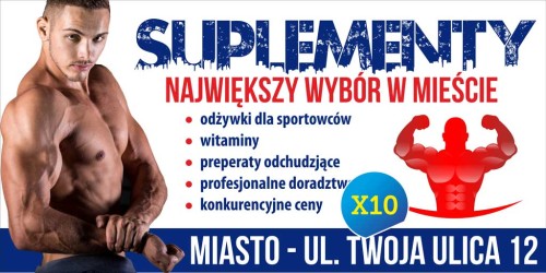 Przejdź do produktu Baner Reklamowy Suplementy Sklep Największy Wybór W Mieście