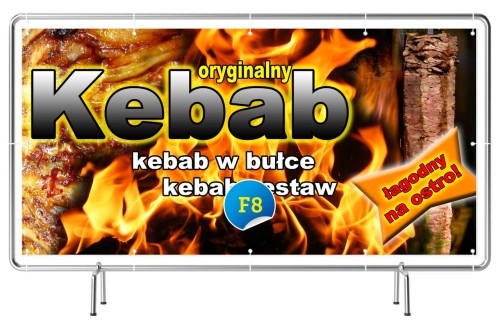Przejdź do produktu Baner Reklamowy Oryginalny Kebab