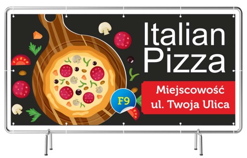 Przejdź do produktu Baner Reklamowy Italian Pizza 