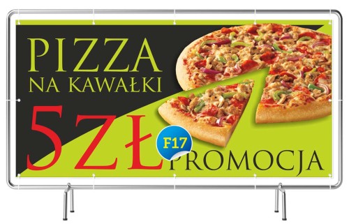 Przejdź do produktu Baner Reklamowy Pizza Na Kawałki Promocja
