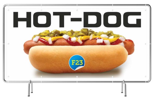 Przejdź do produktu Baner Reklamowy Hot-Dog Fast Food