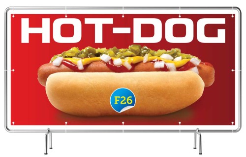 Przejdź do produktu Baner Reklamowy Hot-Dog Foodtrack 