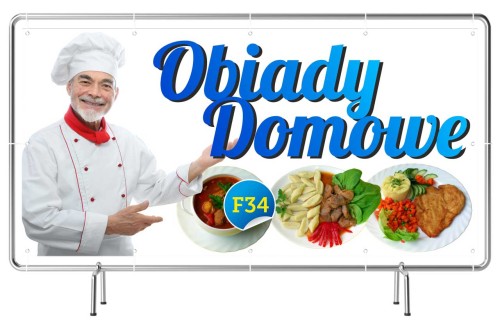 Przejdź do produktu Baner Reklamowy Obiady Domowe Bistro 