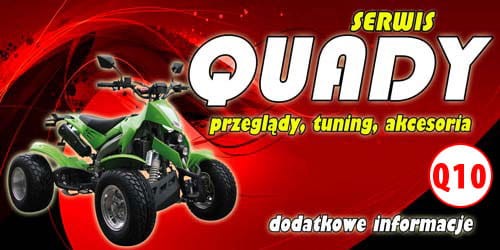 Przejdź do produktu Baner Reklamowy Quady Przegląd Tuning Akcesoria 
