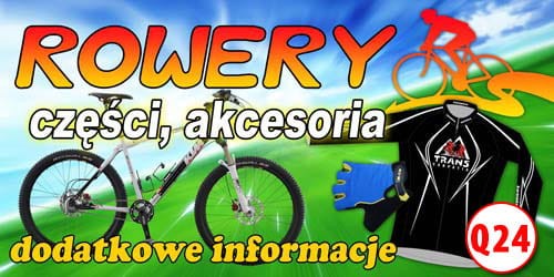 Przejdź do produktu Baner Reklamowy Rowery Akcesoria Części