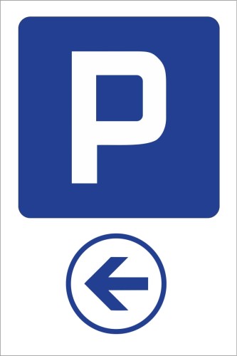 Przejdź do produktu Tabliczka Parkingowa Parking W Lewo 