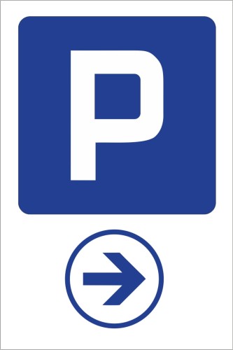Przejdź do produktu Tabliczka Parkingowa Parking W Prawo