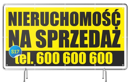 Przejdź do produktu Baner Reklamowy Nierumość Na Sprzedaż, Dom na Sprzedaż 