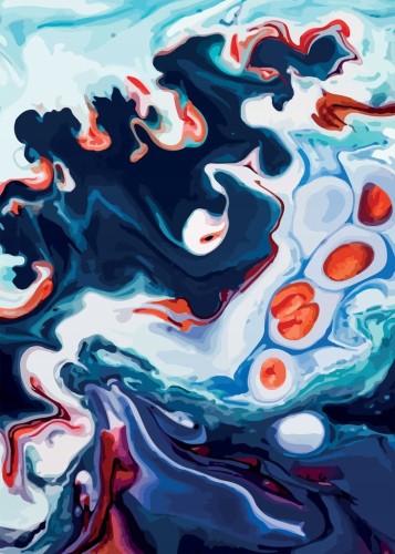 Przejdź do produktu Nowoczesny Plakat Plakaty ramka Abstrakcja 50x70