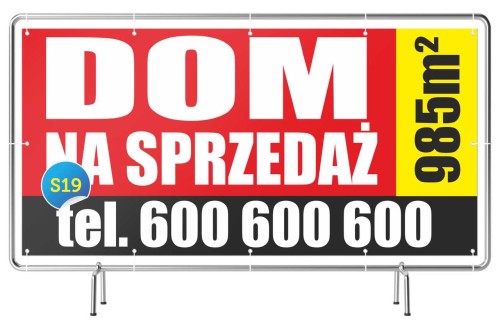 Przejdź do produktu Baner Reklamowy Dom Na Sprzedaż, Nieruchomość na Sprzedaż 