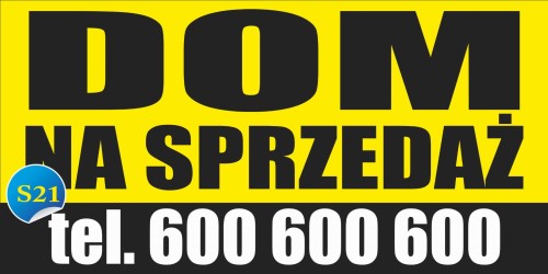 Przejdź do produktu Baner Reklamowy Dom Na Sprzedaż 