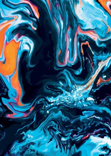 Przejdź do produktu Nowoczesny Plakat Plakaty ramka Abstrakcja 50x70