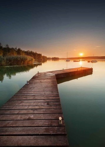 Przejdź do produktu Jezioro Las Plakat 70x50cm Nowoczesny Do salonu