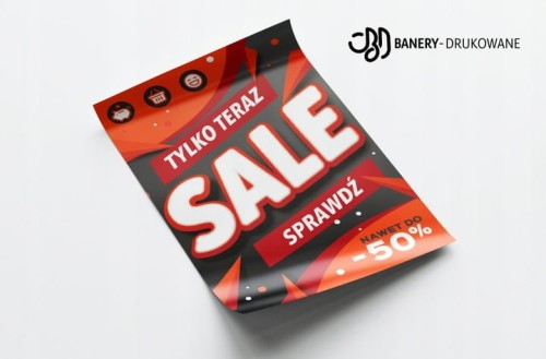 Przejdź do produktu Plakat Plakaty B2 70x50cm Promocja, Sale, Wyprzedaż, Rabat