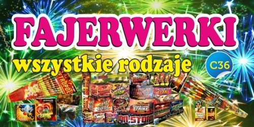Przejdź do produktu Baner Reklamowy Fajerwerki Wszystkie Rodzaje Sztuczne Ognie