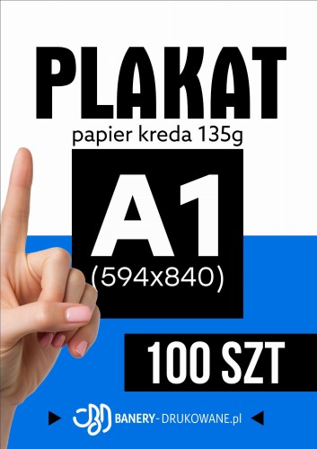 Przejdź do produktu Plakat A1 594x841  100szt.
