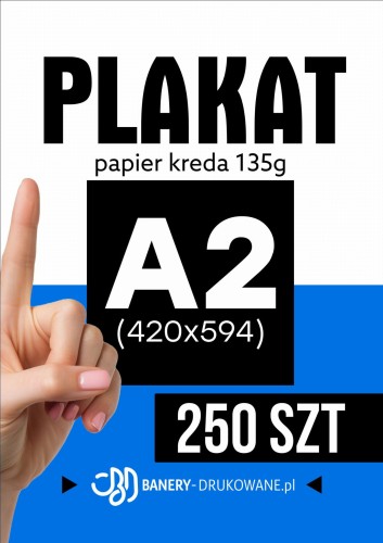 Przejdź do produktu Plakat A2 420x594 250szt. 