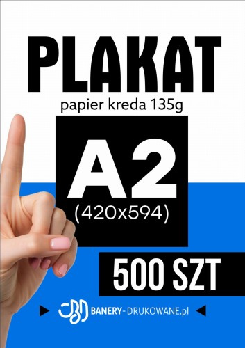 Przejdź do produktu Plakat A2 420x594 500szt.  