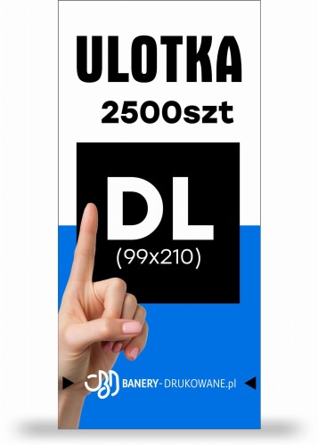 Przejdź do produktu Ulotka DL 99x210 2500szt.