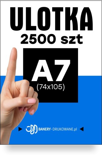 Przejdź do produktu Ulotka A7 74x105 2500szt. 