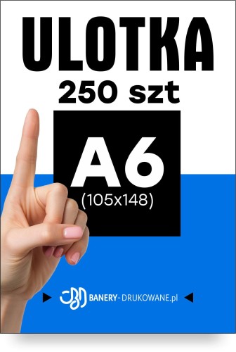 Przejdź do produktu Ulotka A6 105x148 250szt. 