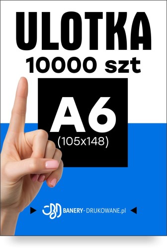 Przejdź do produktu Ulotka A6 105x148 10000szt.