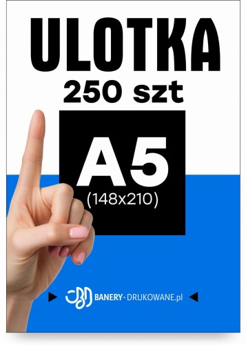 Przejdź do produktu Ulotka A5 148x210 250szt.